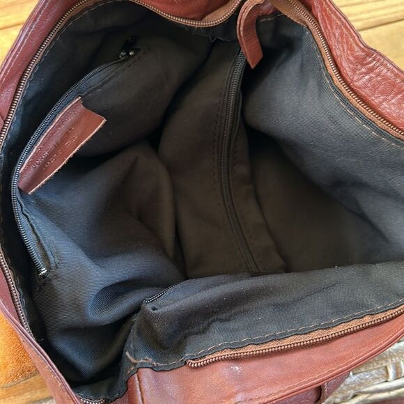 Borse In Pelle Leather Crossbody Bag - Picture 7 of 10